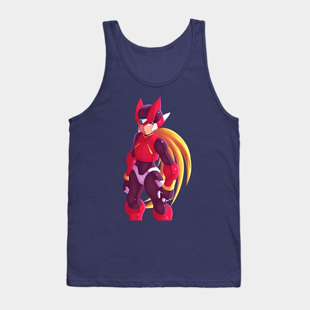 Megaman Zero Tank Top by SenpaiLove